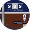 SBS 30 Pièces Disques De Ponçage Grain 40 - 240 ø 225 mm pour Ponceuse autoportée à rallonges Girafe de meulage Mix Paquet
