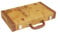 Middleton Games Luxus-Backgammon-Set auf Weltkarte, 15 Zoll – Braun