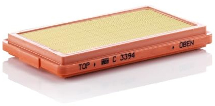 MANN-FILTER, C 3394 Luftfilter | Für PKW, Saubere Luftzufuhr, Langlebiges Filtermedium, Passgenaues Design, Echte OE-Technologie