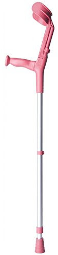 Queralto QA-00152/02 Englischer Spazierstock, zweifach verstellbar, 1 Einheit, korallenfarben, BCR, FORTA