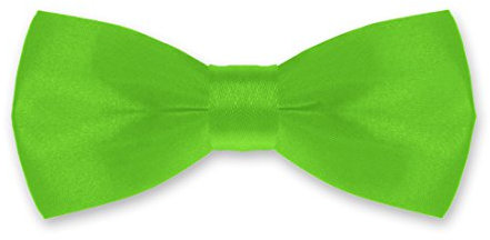 Autiga® Fliege Kinder Kinderfliege Hochzeit Konfirmation Schleife Schlips verstellbar Anzug Smoking neongrün