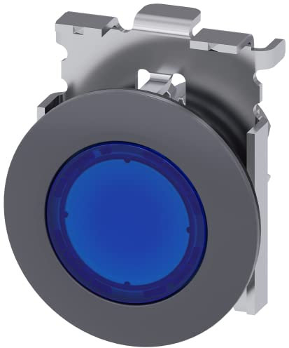 Siemens SIRIUS ATC Taster 30 mm rund Metall/A Matt Blau Ring/Front oder momentaneo