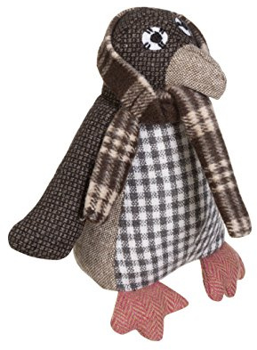Premier Housewares Heritage Penguin Door Stop - Large, Brown
