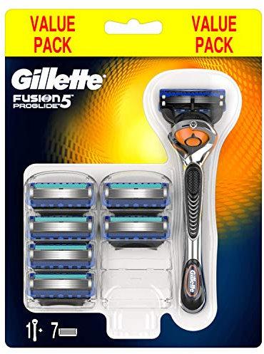 Gilette Fusion5 Proglide Rasiersystem für Männer, 6 Stück
