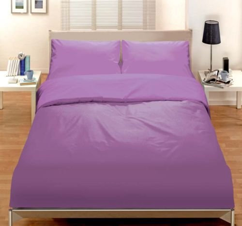 Confezioni Giuliana Copripiumino Matrimoniale Lilla Tinta Unita 2piazze