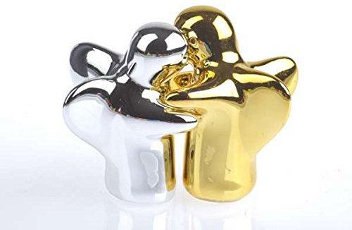 Salz- und Pfeffer Engel mini in gold/silber die wohl süßesten Salzstreuer der Welt, die sehr besonderen Salz- und Pfefferstreuer 5cm hoch