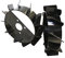 Bricoferr Par de ruedas de hierro 350 x 8