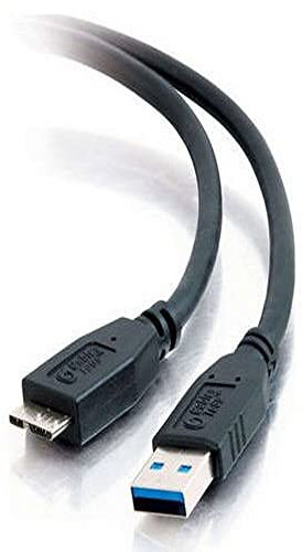 C2G 54178 Micro USB Cable - USB 3.0 A Male to USB Micro-B Male Cable, Black (9.8 Feet, 3 Meters)