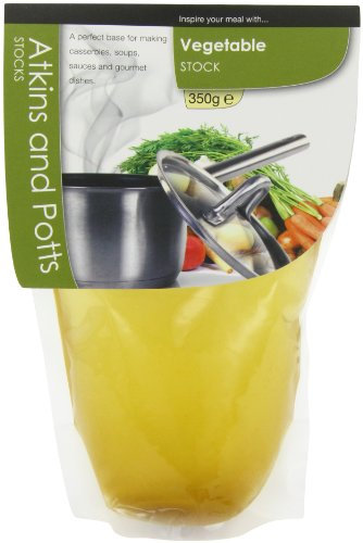 Atkins and Potts Vegetable Stock 350 g (Pack of 6)