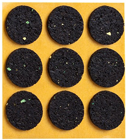 peha selbstklebende Anti-Rutsch-Pads rund, 28 mm Durchmesser, Schwarz, 29V-T3410