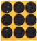 peha selbstklebende Anti-Rutsch-Pads rund, 28 mm Durchmesser, Schwarz, 29V-T3410