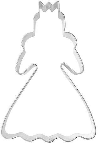 Formina Ausstechform Prinzessin, Krone, 9cm, Edelstahl, 1 Stück