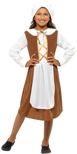 Smiffys Tudor Girl Child Costume, Large