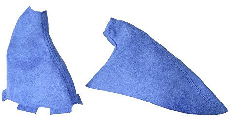 Für Honda Civic Type R EP3 Civic Schrägheck EP3 2001–05 Gear & Handbremsmanschette blau Alcantara