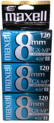 Maxell GX-MP 120 Videokassetten, 3 Stück