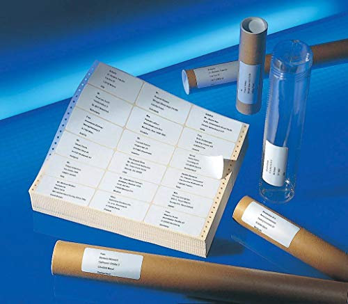 AVERY-T 5112-500-2000 eignen Computer adhsives. Nadeldrucker 125 x 74 mm