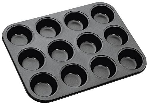 Stellar Non-Stick Cupcake/Muffin Tin with 12 Cups, Dishwasher Safe 6.5cm x 3cm