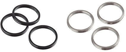 Target Pro Grip Ringe Aluminium Silber, 3 Stück