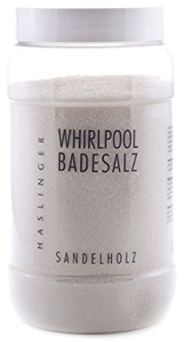 Haslinger 7273 Whirl Pool Badesalz Sandelholz, 1000g
