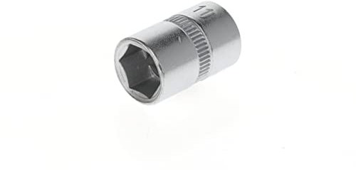 GEDORE Douille, Entraînement 1/4 6,3 mm, 6 pans, Diamètre 11 mm, Outil, 20 11, Acier chromé