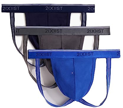 2(X) IST Herr bomull stretch suspensorem 3-pack suspensoar
