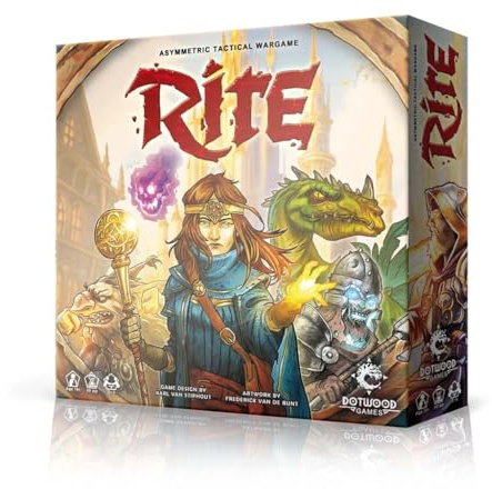 Dotwood Games Rite | Epic and Asymmetric Tactical Wargame | Strategic Board Game for 2 to 5 Players Ages 14+ | by