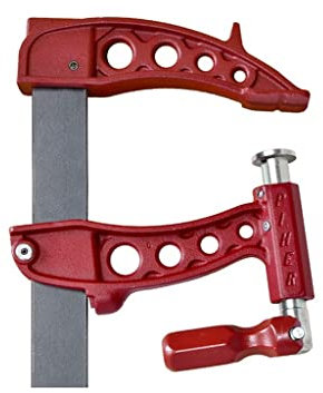 Piher Schraubzwinge MAXI R-30 cm 61030 Schiene 40 mm x 10 mm ergonomischer Griff