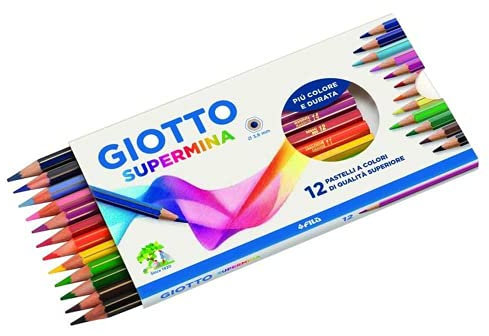 Giotto Supermina 12pieza(s) - Lápiz (12 pieza(s)) , Modelos/colores Surtidos, 1 Unidad