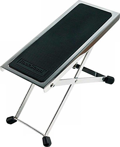 RockStand RS24000NK Gitarrenfussbank, höhenverstellbar, nickel