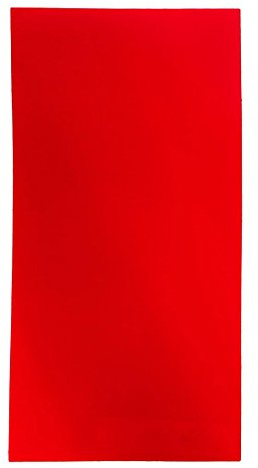 Wiedemann Verzierwachsplatten Uni Kartonware, Wachs, Rot, 20 x 10 cm, 10-Einheiten