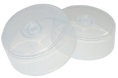 APS 40752 2 Frischhaltehauben, ca Ø 30cm, Haubenhöhe 11cm Material: PP, bruch- und spülmaschinenfest, kälte- und hitzebeständig, von -40° bis +95°C einzeln mit Farbbanderole