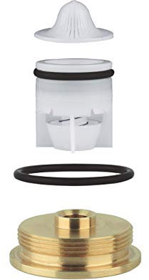 Grohe 47753000 clapet anti-retour, Blanc/or