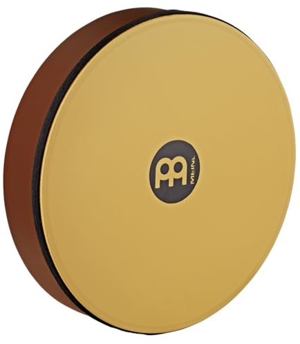 Meinl Frame Drum HD12AB-TF, 12, African Brown | mit Griffmulde, Durchmesser 12 Zoll, mit Synthetikfell, Siam Eiche