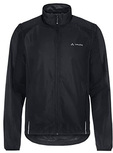 VAUDE Dundee Classic Zip-Off Windjacke für Herren - Übergangsjacke mit abnehmbaren Ärmeln, 80% winddicht, atmungsaktiv, wasserabweisend, nachhaltig & recycelt