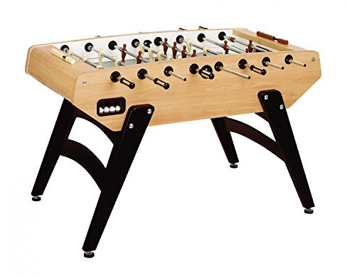 Fußballkicker G-5000, der hochwertig verarbeitete Kickertisch aus Birnbaum