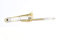 Roy Benson Bb-Ventilposaune VT-227 (Premium 8 Messing Schallstück, Neusilber Hauptrohr und Bogen, 3 Edelstahl Ventile, Spitzeninstrument für professionelle Musiker)