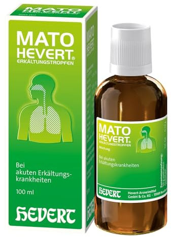 Mato Hevert Erkältungstropfen bei akuten Erkältungskrankheiten, 100 ml Lösung