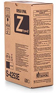Original Riso S-4253E / S4253E,S4253,S-4253E,S-4253, 2X Premium Drucker-Patrone, Schwarz, 1.000 ml