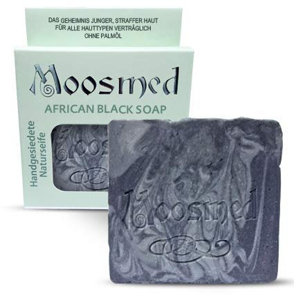 Moosmed African Black Soap Naturseife - vegane Seife handgemacht in Deutschland