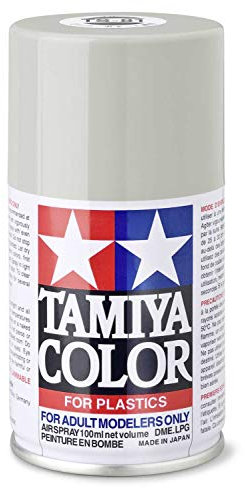 TAMIYA 85081 TS-81 British Navy Grau matt 100ml - Sprühfarbe für Plastikmodellbau, Modellbau und Bastelzubehör, Sprühfarbe für den Modellbau