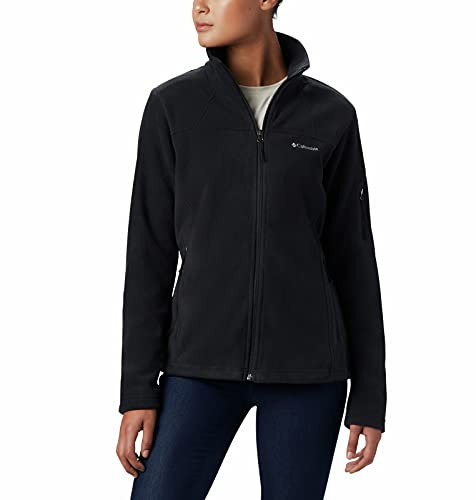 Columbia Fast Trek 2 Jacket, Giacca In Pile Con Cerniera Intera Donna, Black, L