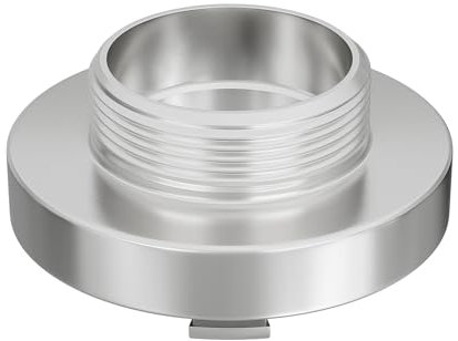 Wiltec Storz Kupplung B 75mm Festkupplung mit Außengewinde 3 87,45mm aus Aluminium B Schlauchkupplung