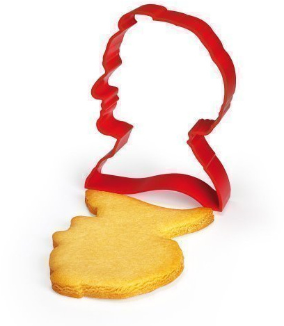 Richard Wagner Souvenir & Ausstechform in rot