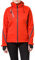 ERIMA Damen Softshelljacke Function mit abnehmbarer Kapuze, Handstulpen und seitlichen Reißverschlusstaschen, Karminrot/Grau, 38