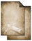 Logbuch-Verlag 25 Blätter vintage Papier Weihnachten beige natur DIN A4 Bögen Briefpapier 100g beidseitig naturfarben braun