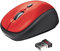 Trust 19522 RF Wireless Ottico 1600DPI Rosso mouse