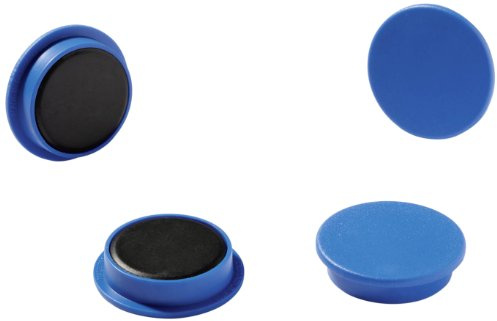 Durable Magnete (21 mm, 210p) 6 Stück blau, für Pinnwand, Kühlschrank & Co., 470206