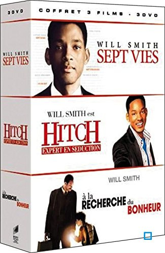 Will Smith : Sept vies / Hitch, expert en séduction / A la recherche du bonheur - coffret 3 DVD