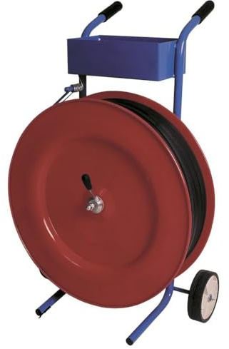 Format 4030198176023 – Abrollwagen rot. fahrbar fñr pp-band 13/16 mm