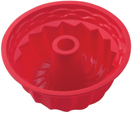 Mrs. Anderson's Baking Silicone Bundt Cake Pan, 9 Inch, European-Grade Silicone Bakeware